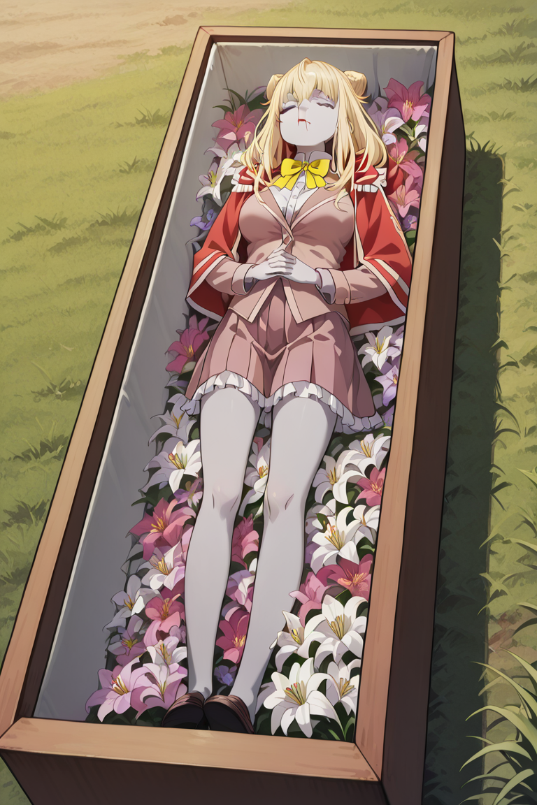 00016-2744557789-anime screenshot,best quality,outdoors,grass,full body,longcoffin,1girl,lying, breasts,dutch angle,own hands clasped,grey skin,c.png
